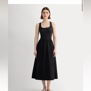 Everlane The Form Riviera Tank Dress in Black size XXS NWT